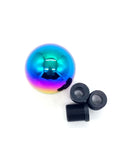 Dope Colorful Ball Style Gear Shift Knob For Manual And Automatic Transmissions Universal Fit Neo Chrome Finish Shifter Lever