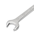 Ten Piece SAE Midget Wrench Set With 12 Point Box End And 6 Point Box End, Alloy Steel Construction, open-end view