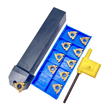 Workhorse Lathe Tool Threading Solution With SER2020K16 Turning Tool Holder And 16ER AG60 Insert in packaging