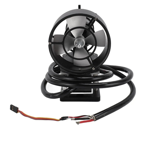Underwater Thruster For Kayaks And RC Boats With 12 To 25.2V Brushless Motor And 11.3 Kg Thrust, Four Blade Propeller, Waterproof Sealed Housing