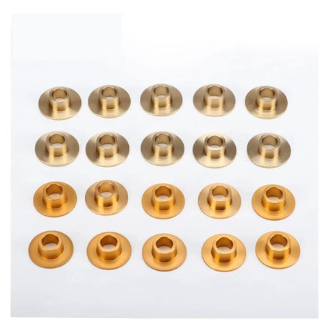 Upgrade Your Ride With Forged Aluminum Rear Axle Subframe Collar For VW Golf Passat And Audi A3 TT To Crush Chassis Looseness Boost Tightly Rigid Suspension Control On Tough Roads, gold set