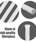 5 Pack Replacement Wicks For Tiki Torches And Oil Lamps Built To Last Premium Long Life Fiberglass Torch Wicks close-up