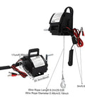 Rock Solid 12V Boat Winch With 300W Copper Motor Brings Heavy Loads Easy Peasy Featuring 6000 lbs with rope and control handle.