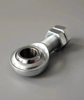 Built Tight For Your Daily Driver Rig Drop Right In Heim Joint Rod End Kit Three Quarter Sixteen CmR12 Male Spherical Bearing Locking Nut Link Rod Suspension Arm 45 Carbon Steel 52100 Zero Play Control Eighteen Thousand Pounds 2 Piece Set, close-up of male rod end with hex nut.