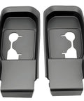 Ford F Series Front Left And Right Bumper Tow Hook Covers 2 Pack For Super Duty 2023 2024 2025 License Plate Bracket Hole Caps