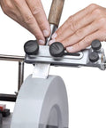 Square Edge Jig For Sharpening Wood Chisels And Plane Irons On T 3 T 7 T 8 Sharpeners Ultra Precise 90 Degree Alignment in use