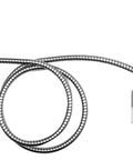 Weighted Griddle Surface Thermocouple Probe Type K for grills, 2.5-inch PTFE coated shaft, flexible armor cable, black handle