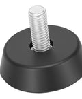 Heavy Duty 4 Pack Furniture Levelers With Threaded Galvanized Steel And Rubber Anti Slip Feet close-up view