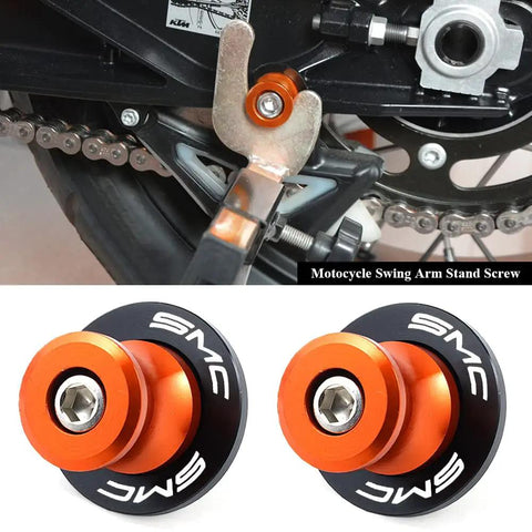 2Pcs 10mm Swing Arm Spools For Motorcycles CNC Aluminum Beefy Sliders M10x1.5 Screw Kit For Duke 690 SMC R 690 Enduro 790