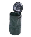 Collapsible Compost Bag For Organic Waste Kitchen And Garden Use Large Capacity Eco Friendly PE Material With Side Window