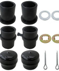 Front Wheel Bearing Rebuild Kit For Cub Cadet Craftsman MTD Ryobi Troy Bilt LTX 1045 1046 And EZ Stow Mini Rider Series Wear Resistant New Replacement, black bushings and washers
