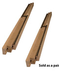 Heavy Duty Wooden Table Extension Slides Pair Built Tough featuring smooth equalizer mechanism for large dining tables.