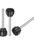 20 Pack M4 40Mm Knurled Knobs Thumb Screws For Quick Adjustments With 14Mm Black Plastic Round Heads shown