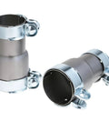 Stainless Steel Exhaust Adapter With Clamps, Two Pack, Fits 2.5 Inch To 3 Inch Exhaust Systems, Universal Car Fit, Noise Reduction