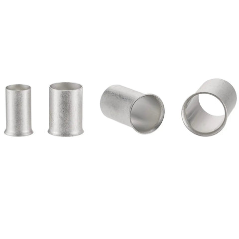 40 Piece Tin Plated Copper Wire Ferrules For One Aught To Four Aught Gauge Cables Non Insulated Crimp Terminals Assortment Kit