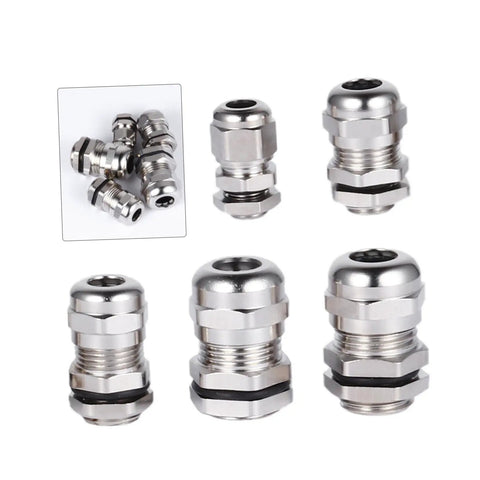 5 Pack Waterproof Cable Glands Joint Kit For Wire Sealing Durable Metal Glands For Wire Fixing And Easy Install in projects