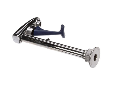 Glass Filler 8 Inch Deck Mount Pedestal With 3/8 Inch Npt Female Inlet Heavy Duty Bar Kitchen Sink Accessory in chrome