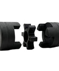 Flexible 1/2 To 3/4 Inch L-Jaw Coupling Set With Rubber Spider For Log Wood Splitter Built Tough Multi Flex HT250 Cast Iron Build L075 1/2-3/4 Bore Keyways And Two Set Screws