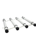 Heavy Duty PVC Scuba Tank Rack Organizer for car and home holds up to 3 tanks, 20 inch long by 2 inch diameter prevents rolling.