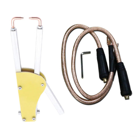 Compact Spot Weld Pliers For DIY Metal Repair, Adjustable Pressure Butt Welding Tongs With Quick Connect, 123mm Length