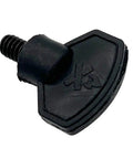 Quarter Inch Thumb Screw Replacement Leg Hardware Compatible With Multiple Camp Chef Grills black plastic knob side view