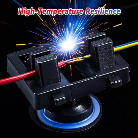 Adjustable Suction Bracket With Table Clamp Pro Grade Welding Wire Fixture For Motherboard Soldering And PCB Assembly, black