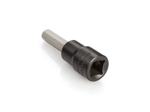 Half Inch Drive X 10 mm Hex Impact Bit Socket With Laser Marked Size And Stamped Markings, S2 Steel, Six Sided Hex Tip For A Tight Fit