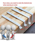 Four sizes of hospital grade grab bar for retractable bed rail guard installation on wooden bed frame, with tools.