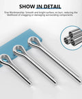 Complete 11 Size Cotter Pin Kit Made From Premium 304 Stainless Steel With 135 Pieces Split Pins For Automotive Machinery Repairs