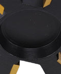 Top Tier 2 Inch Slab Flattening Router Bit Featuring Six Durable Carbide Inserts With A 1/2 Inch Shank close-up view showing carbide insert details.