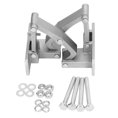 Hidden Stainless Steel Door Hinge For Wood Cabinets And Tables, heavy duty invisible hinge with laminated link, 180 degree opening, bolts