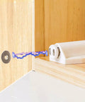 Magnetic Touch Latch 4 Pack For Push Open Cabinet Doors And RV Drawers, Closet And Cupboard Storage, 5 Lb Pull Strength, Ivory White