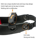 Double Hook And Loop Strapped Safety Overshoes With Steel Toe Caps, Slip Resistant Alloy Toe Shoe Covers, Red Size M