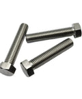 Top Shelf Grade Five Titanium Hex Bolts M8 X90mm Twenty Pack heavy duty fasteners in metallic finish, ideal for tough projects.