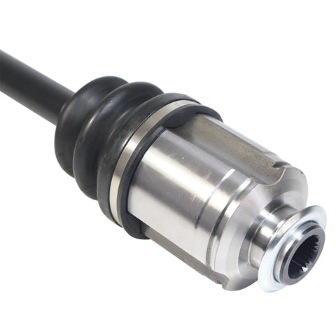 Right Front CV Axle Shaft Assembly For A Smooth, No-Jolt Ride Passenger Side, Premium OE-Grade Axle, Boot Integrity, Precise Machining, Balanced For Vibration-Free Performance In All Driving Conditions, metal CV axle shaft close-up