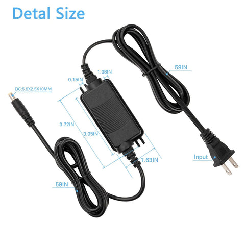 Beefy 12V 2A IP67 Waterproof DC Power Adapter With 5.5x2.5mm Plug, UL Certified, Wide 100-240V AC Input, Rugged Outdoor Ready Power Supply For LED Strips, Cameras, And Electronics, DIY Friendly, Waterproof Build For Tough Environments, black adapter with 5.5x2.5mm plug
