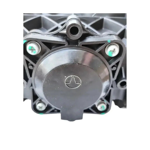 Close-up of Badass Electric Vacuum Pump Engineered For Ridiculously Smooth Brakes And Guaranteed Manifold Muscle On Byd Tang Qin featuring aluminum and fluororubber.