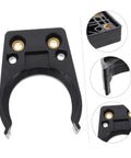 Tool Holder Clamp For Woodworking Engraving Machines Automatic Change System With Strong Clamping Force Heavy Duty Durable Aluminum Body Easy Quick Change Clip For Precise Engraving Projects, black aluminum clamp