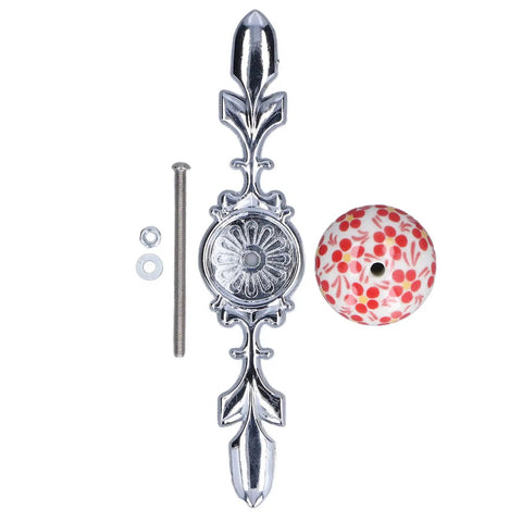 Next Level Blue And White Porcelain Cabinet Handles Featuring Heavy Duty Zinc Alloy Base Two Piece Drawer Set For Bedroom Furniture And Cupboards That Are Straight Up Gorgeous with ceramic knob and metal pull.