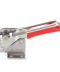 Heavy Duty Steel Toggle Clamp With Plastic Handle Rock And Holds Up To 705 Lbs Secure Your Big Projects Or Heavy Machinery On The Job Site Today, stainless steel clamp with red handle
