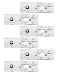 Six Pack Couch Clips For Sectionals Interlocking Alligator Snap Clips With Mounting Screws for easy sofa assembly