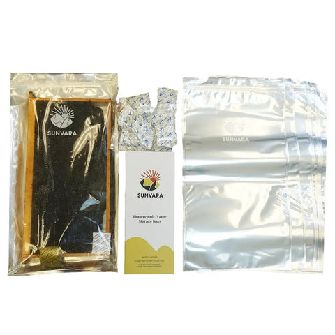 Beekeeping Gear Resealable Beehive Frame Storage Bags 10 Pack For Honeycomb Frames Reusable Hive Frame Organizer product display