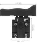 Rugged Reciprocating Saw Switch Replacement For Electric Chainsaw And Handheld Power Tools Featuring Rock Solid Locking Trigger and Quick Setup
