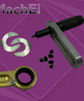 Heavy Duty Steel Dividing Plates Set For HV4 And HV6 Rotary Tables with tool components on purple background