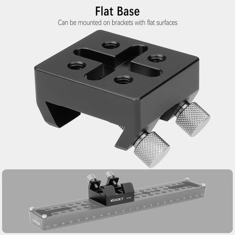 Rock Solid Flat Base Finder Scope Bracket Mount With Dovetail Base Dual Lock Thumbscrews M6 Screws Synta Style Compatibility
