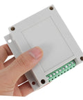 Hand holding 55A Compact ABS Electrical Distribution Enclosure For Control Panels Weatherproof Box for tight spaces