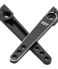 Three Pack 25T Aluminum Servo Arms Horns for RC Crawlers, Cars, Planes and Boats, Fits Futaba Hitec Savox Power HD Xcore