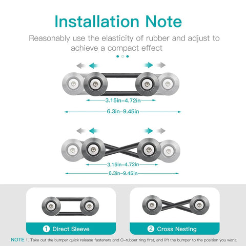 Installation instructions for Quick Release Bumper Kit For Front And Rear Bumpers, Universal Car Fasteners.