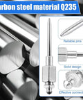 All In One Pro Grade Grease Gun Fittings Kit With 90 Degree Coupler And Sleeves, showcasing carbon steel Q235 material pins.