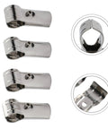 T Pipe Clamps For Rails Shelves Fences And Kennels Provide Rust Resistant Stainless Steel Support, 25 mm, pack of 4